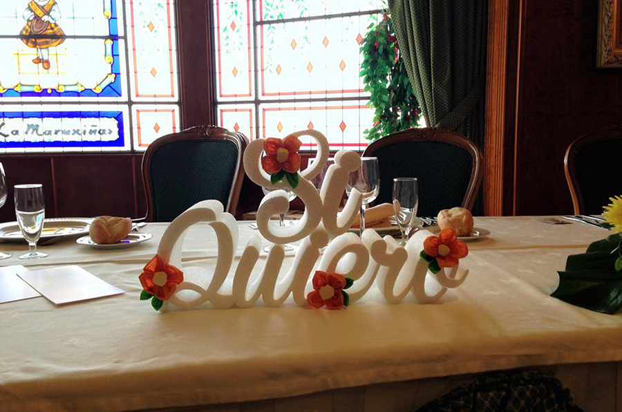 Iniciales Boda si quiero