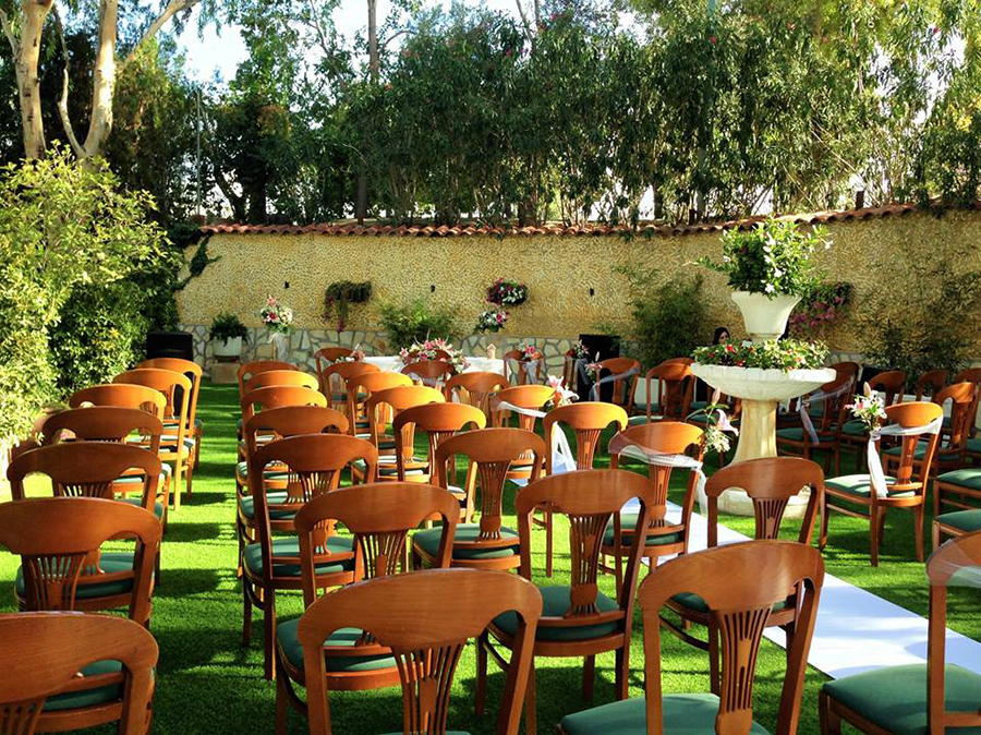 Decoración boda exterior